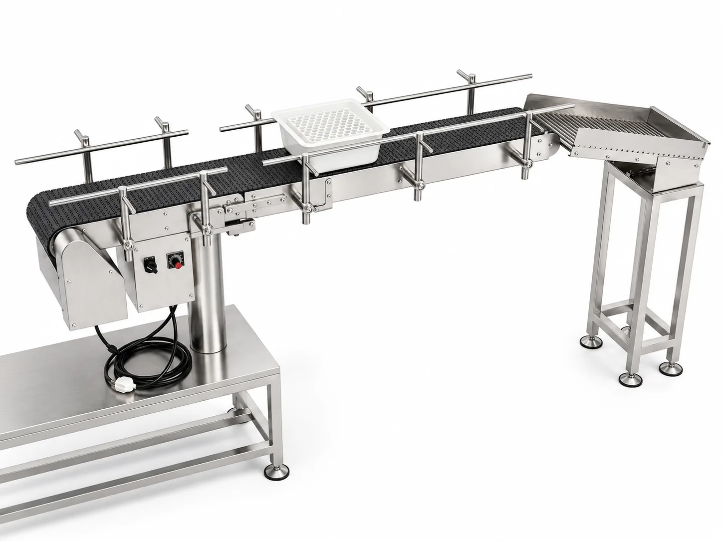 pharmaceutical syringe conveyor system
