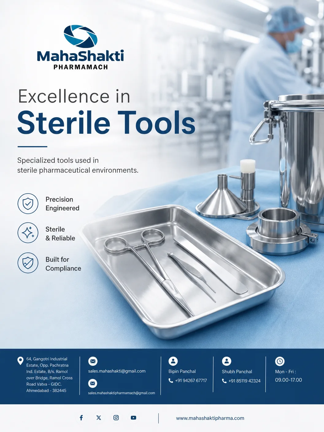 expert sterile equipment for pharma facilities