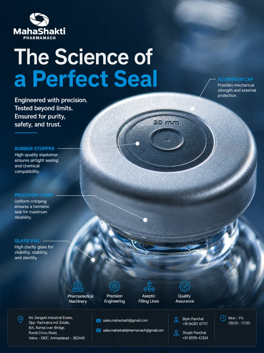 reliable pharmaceutical vial sealing technology