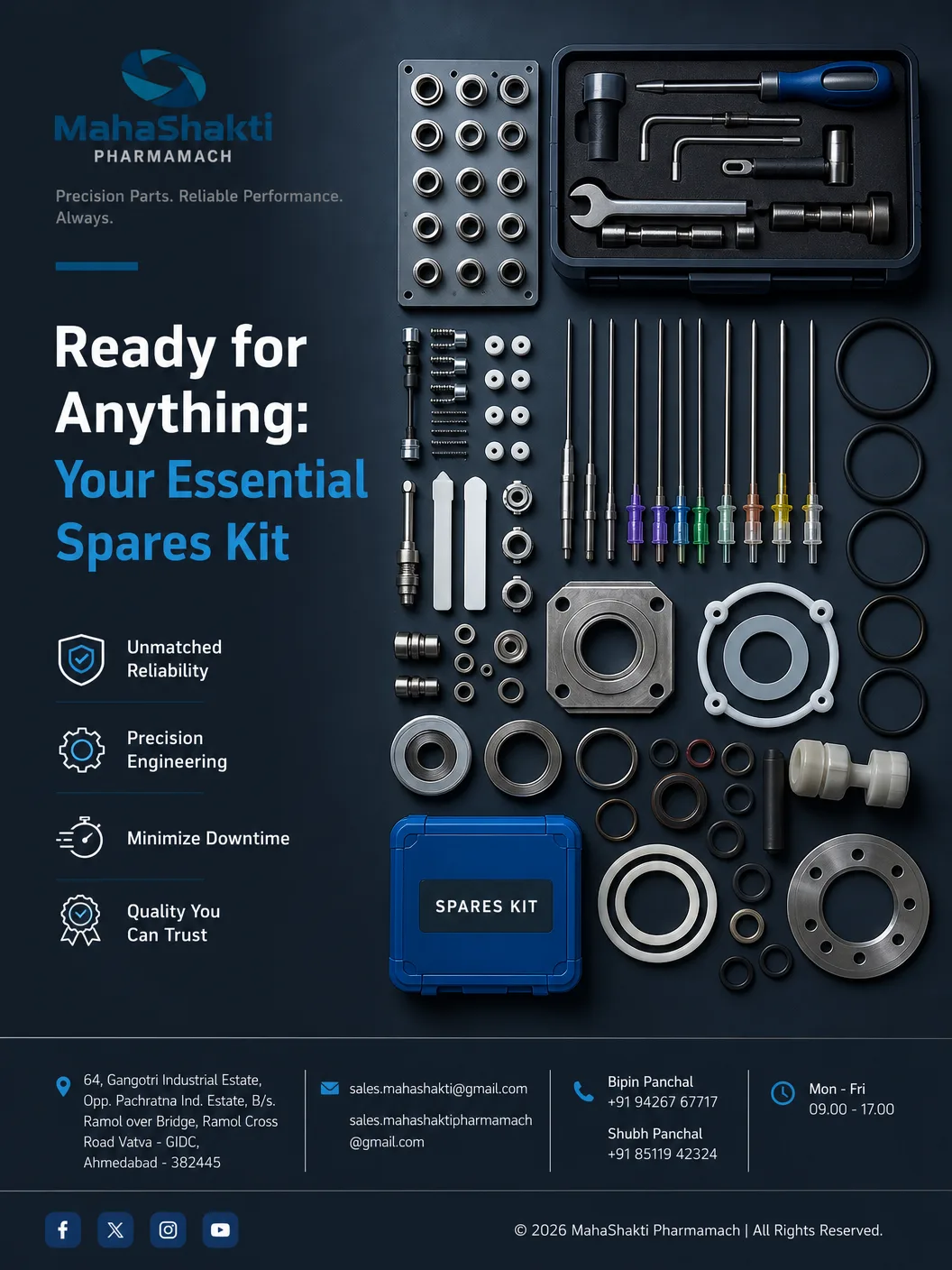 why every pharma plant needs a reliable spares parts